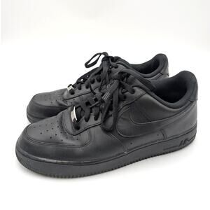 Nike Air Force 1 '07 Casual Shoes CW2288-001 Men's Black Size US12 EU46